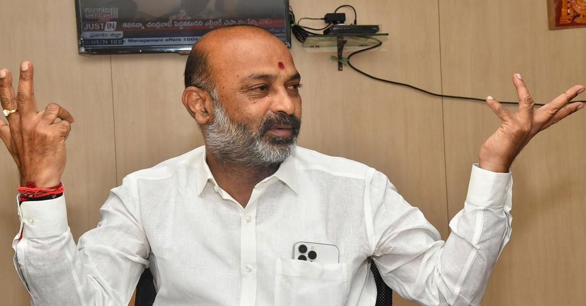 Bandi Sanjay booked for derogatory remarks against Kavitha