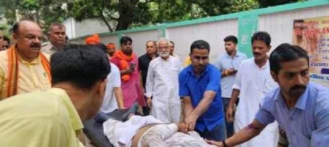 BJP leader killed in police lathi-charge in Patna 