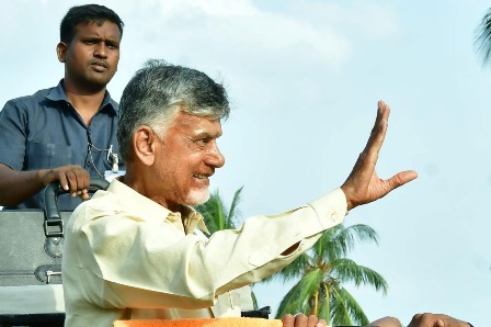 Chandrababu Naidu booked for attempt to murder, rioting
