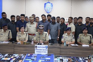 Telangana cops bust international phone smuggling racket